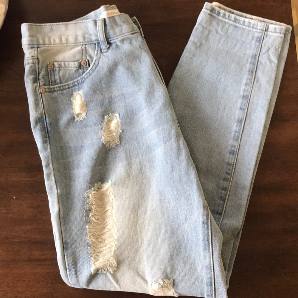 Glamorous MOM JEAN-Destroyed